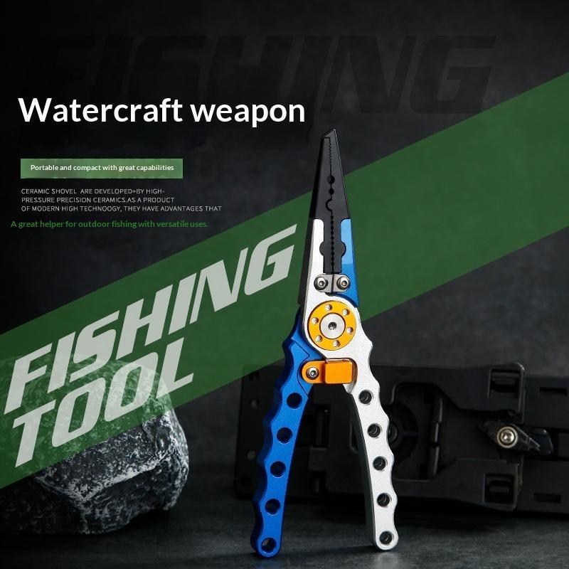 Fishing Hook Sharpener - Szczypce wędkarskie ze stopu aluminium, ergonomiczny