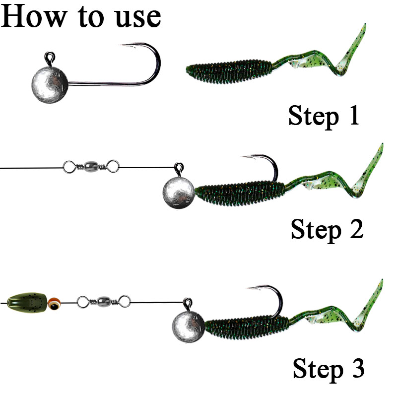 10 sztuk/partia główka jigowa  – Fishing Hook Barbless recenzja i cena