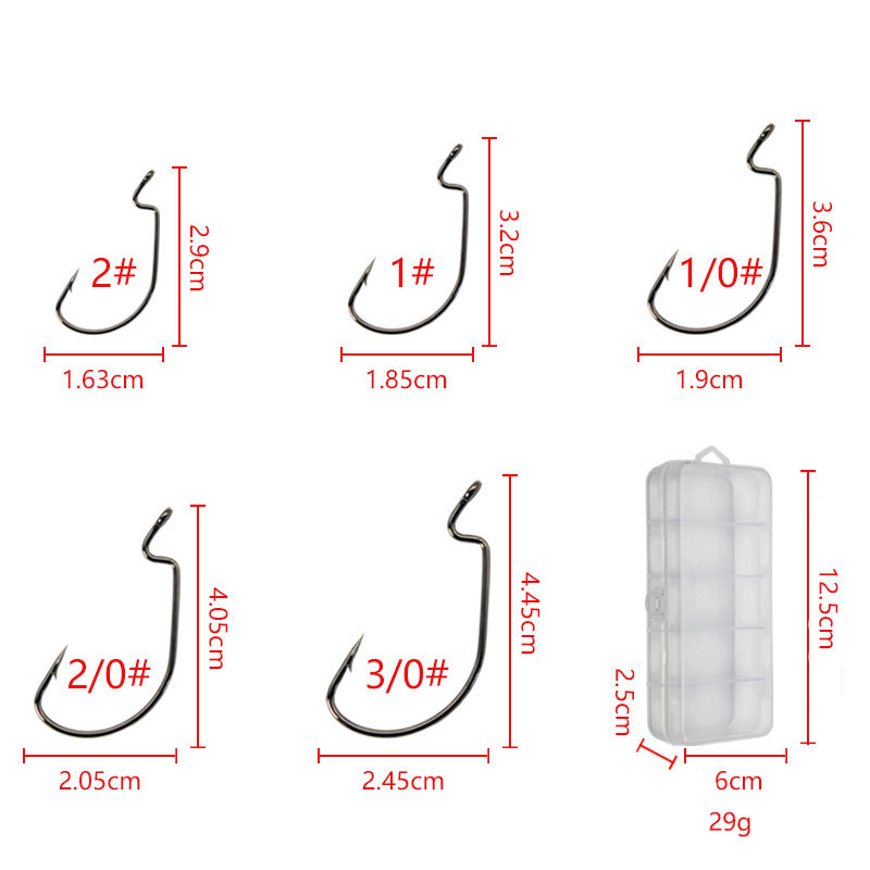 50 sztuk szeroki haczyk ślimak – Fishing Hook Barbless recenzja i cena
